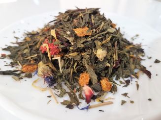 Grüner Bio - Tee "Bunter Garten" 100g