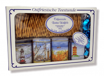 "Die vier Ostfriesen mit Butterwaffeln" Geschenkset 
