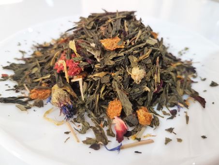 Grüner Bio - Tee "Bunter Garten" 100g