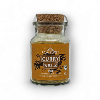 Currysalz Korkglas Grob 100g 
