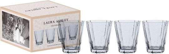 Laura Ashley Blueprint Collectables - 4 Wassergläser 0,25cl 