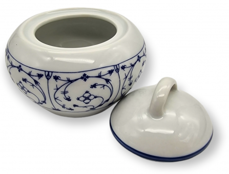 Zuckerdose "Indisch Blau" 