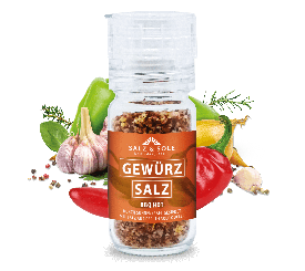 Gewürzsalz BBQ Hot Mühle 50g 